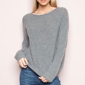Brandy Melville Wool Blend Knit Long Sleeve Sweater